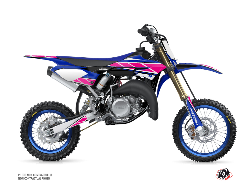 Kit Déco Moto Cross Replica Yamaha 65 YZ Rose