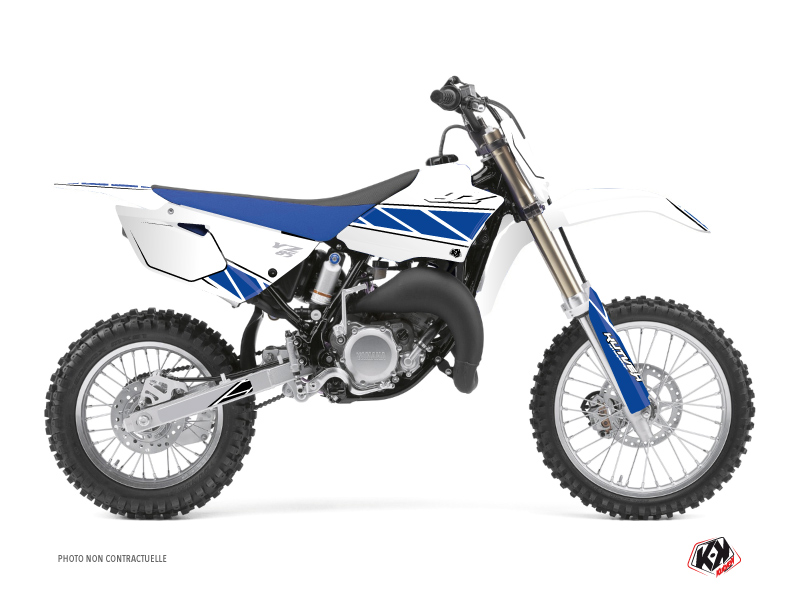 Kit Déco Moto Cross Replica Yamaha 85 YZ Blanc Bleu