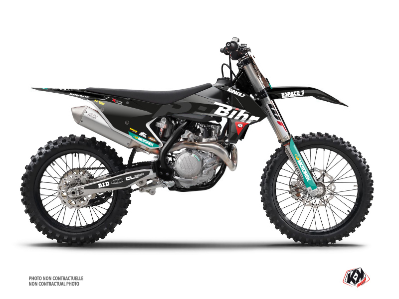 KTM 450 SXF Dirt Bike Replica Bihr Graphic Kit