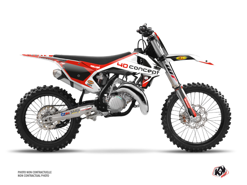 KTM 125 SX Dirt Bike Replica BOS Graphic Kit