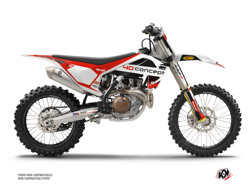 Husqvarna 350 FC Dirt Bike Replica BOS Graphic Kit