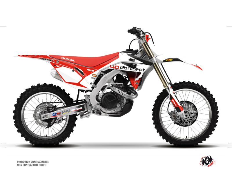 Honda 450 CRF Dirt Bike Replica BOS Graphic Kit