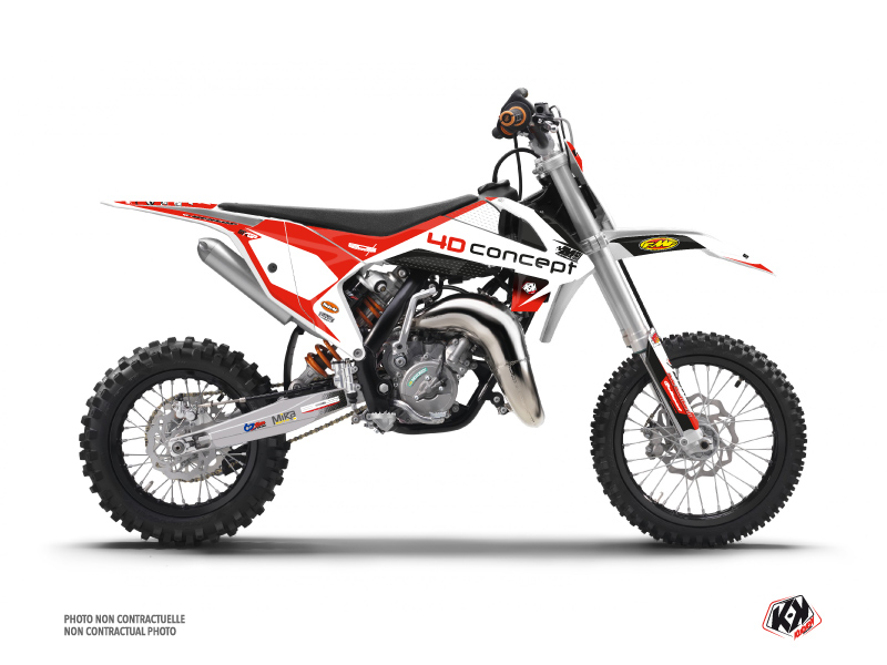 KTM 50 SX Dirt Bike Replica BOS Graphic Kit