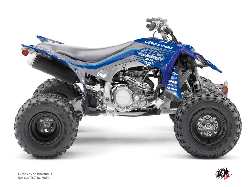 Yamaha 450 YFZ R ATV Replica By Rapport K20 Graphic Kit Blue Grey