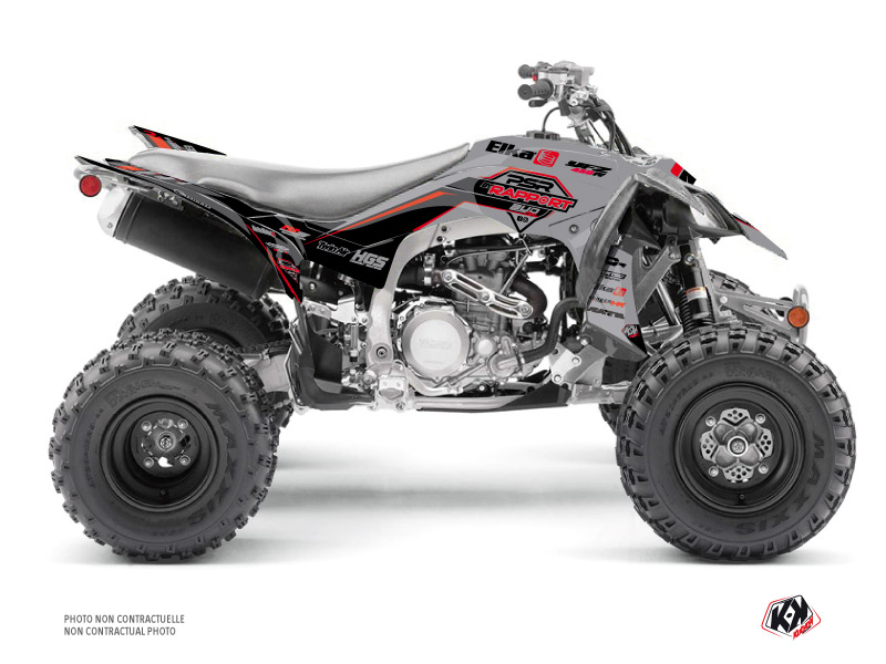 Yamaha 450 YFZ R ATV Replica By Rapport K20 Graphic Kit Grey Black