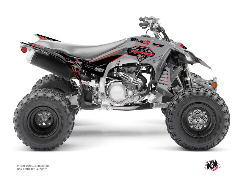 Kit Déco Quad Replica By Rapport K20 Yamaha 450 YFZ R Gris Noir 