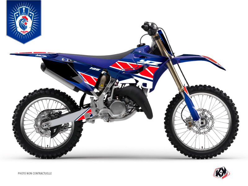 Kit Déco Moto Cross Replica France 2018 Edition Limitée Yamaha 125 YZ