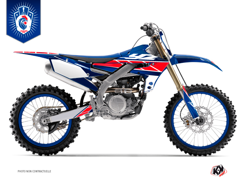 Yamaha 450 YZF Dirt Bike Replica France 2018 Limited Edition Graphic Kit