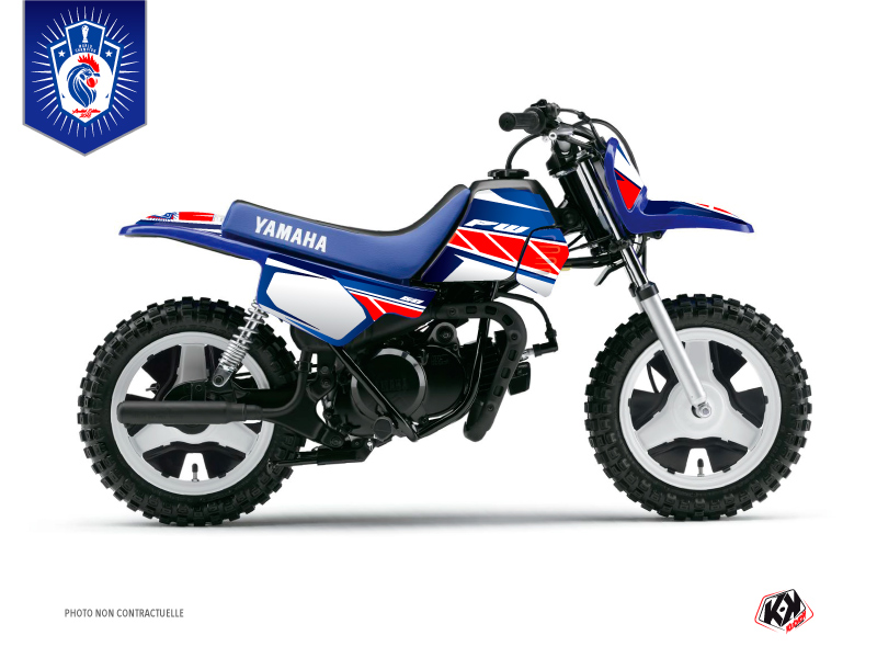 Kit Déco Moto Cross Replica France 2018 Edition Limitée Yamaha PW 50