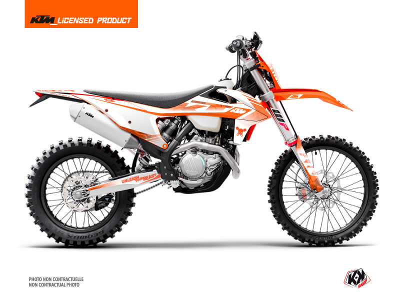 KTM EXC-EXCF Dirt Bike Replica Thomas Corsi 2020 Graphic Kit Orange