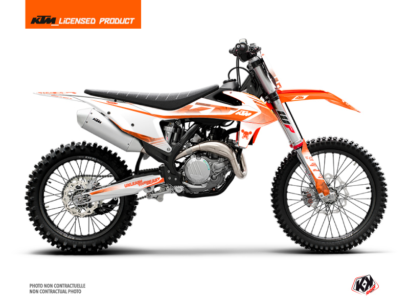 Kit Déco Moto Cross Replica Thomas Corsi 2020 KTM 125 SX Orange