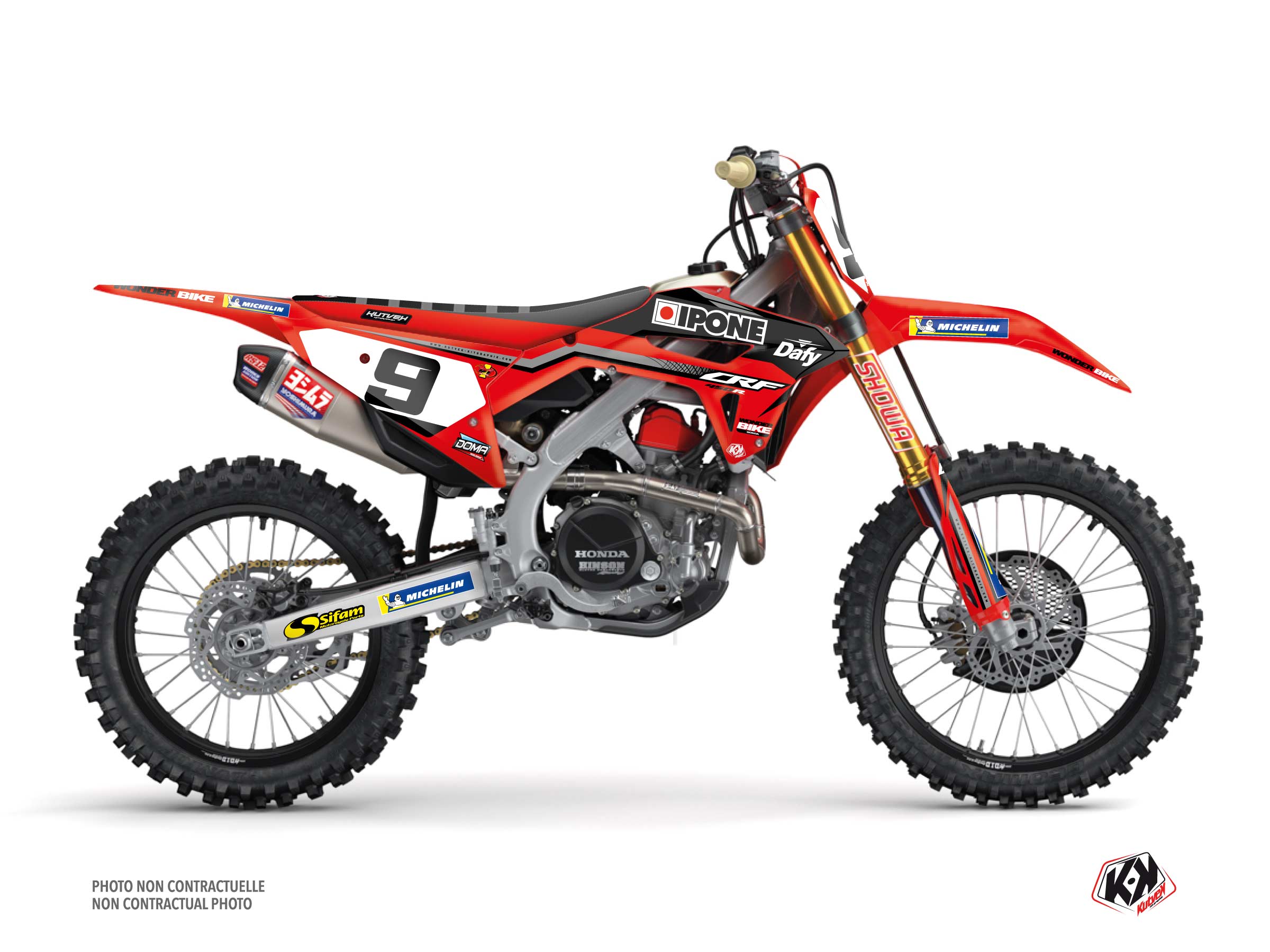 Honda 250 CRF Dirt Bike Replica Daymond Martens K22 Graphic Kit