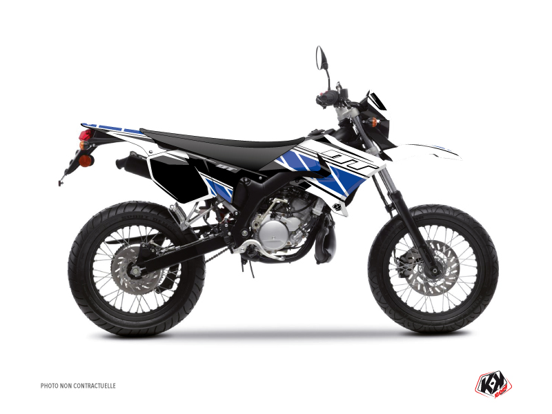 Yamaha DT 50 50cc Replica Graphic Kit White Blue