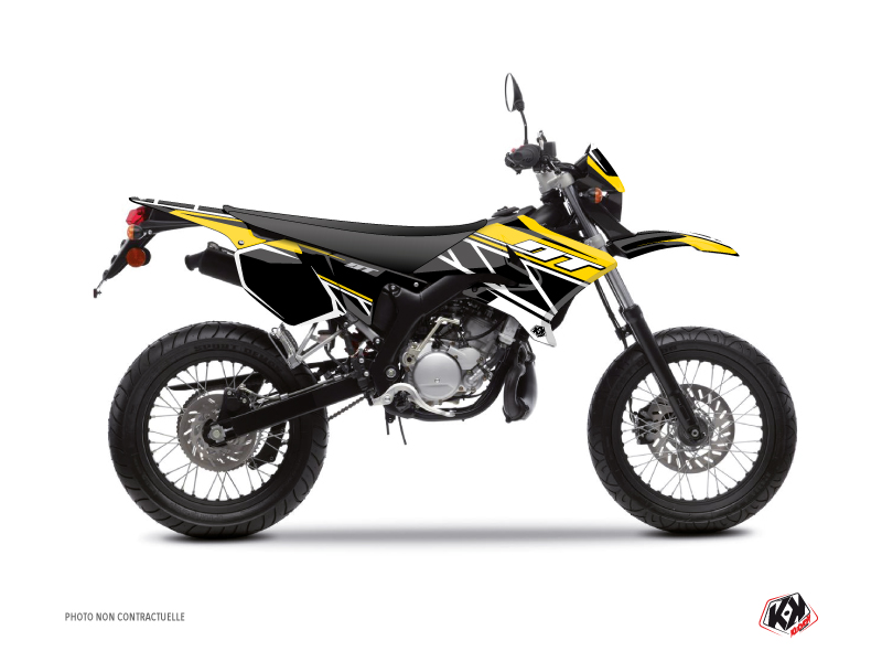 Yamaha DT 50 50cc Replica Graphic Kit Yellow