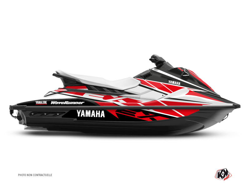 Yamaha EX Jet-Ski Replica Graphic Kit White Red