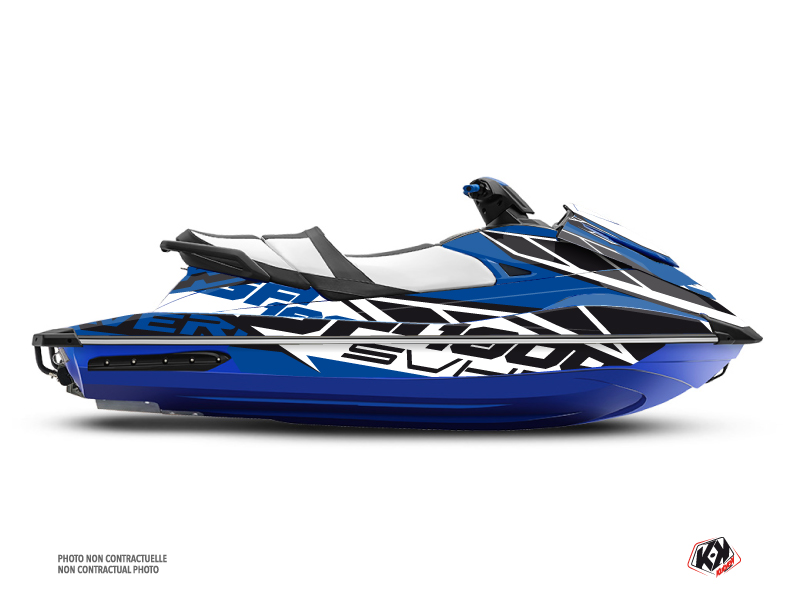 Yamaha GP 1800 Jet-Ski Replica Graphic Kit Blue