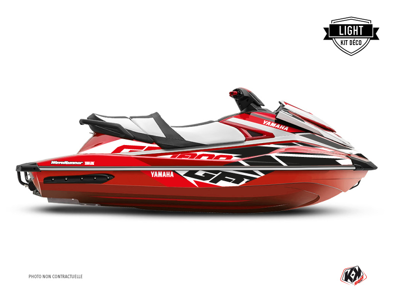 Yamaha GP 1800 Jet-Ski Replica Graphic Kit Red LIGHT