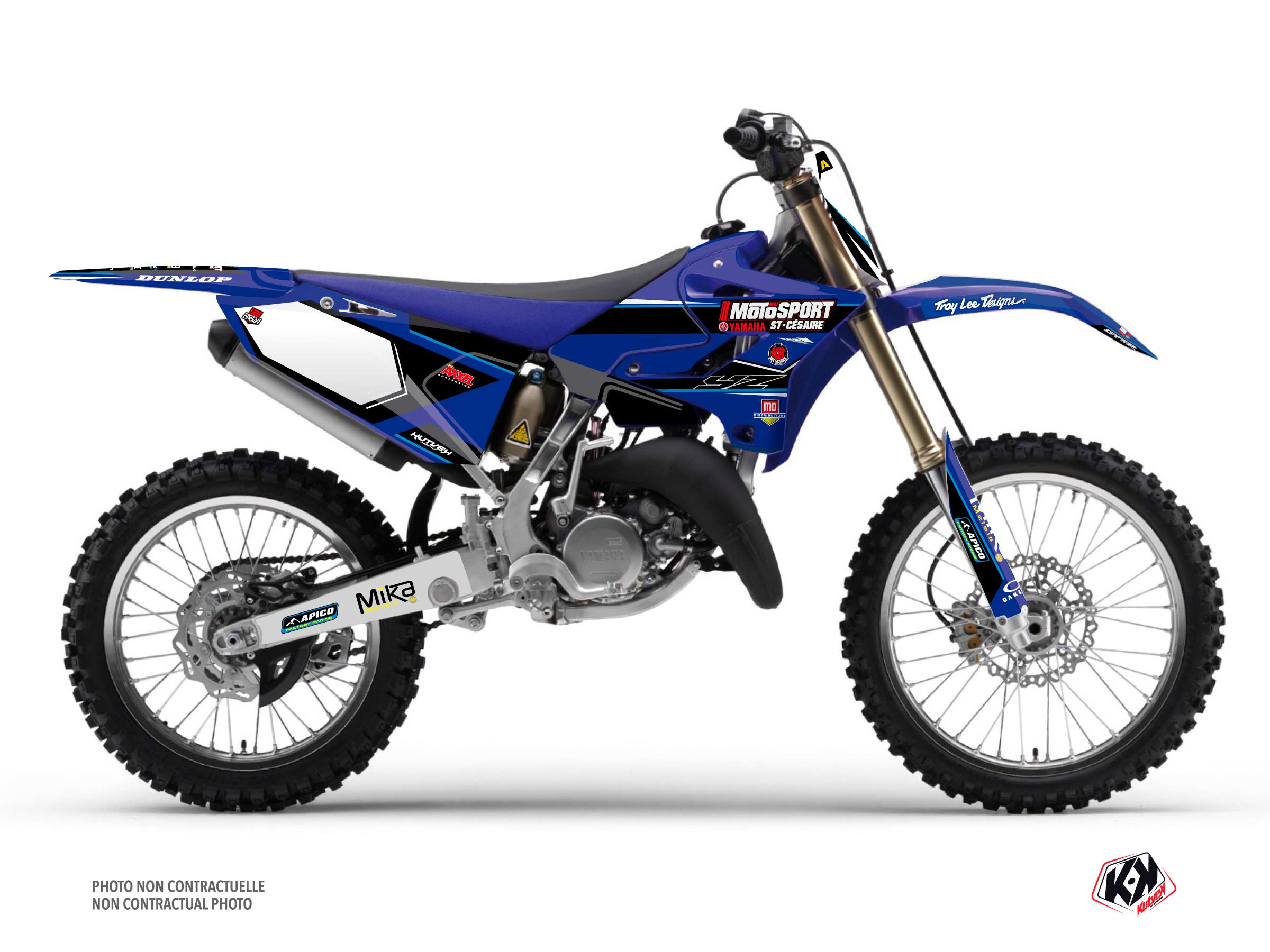 Yamaha 250 YZ Dirt Bike Replica Kaven Benoit K21 Graphic Kit