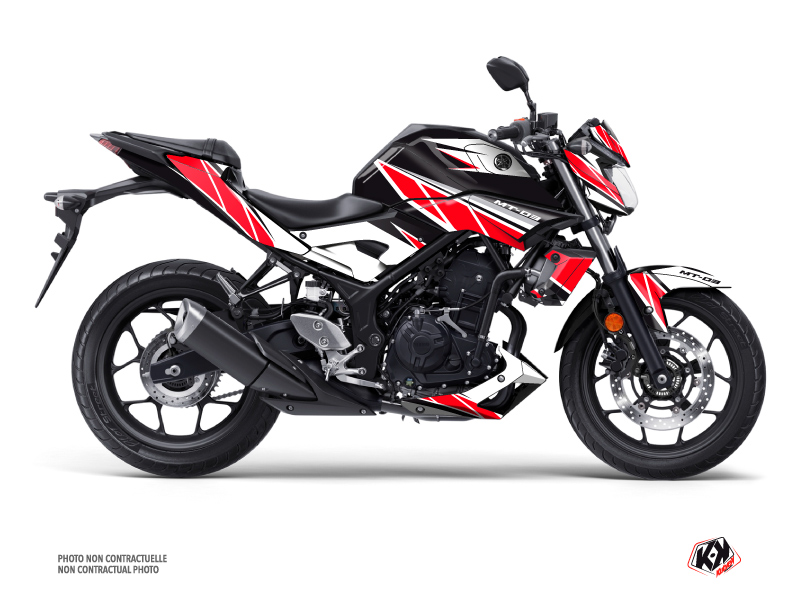 Yamaha MT 03 Street Bike Replica Graphic Kit Red