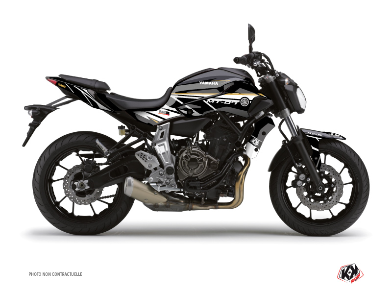 Yamaha MT 07 Street Bike Replica Graphic Kit Brown