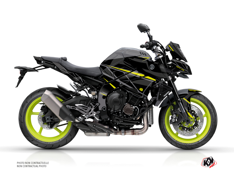 Kit Déco Moto Replica Yamaha MT 10 Noir Jaune