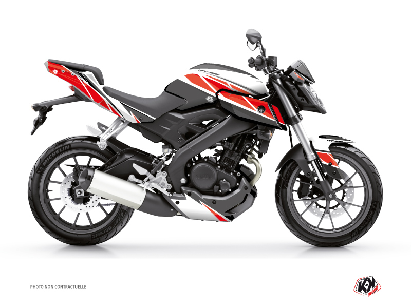 Yamaha MT 125 Street Bike Replica Graphic Kit Red