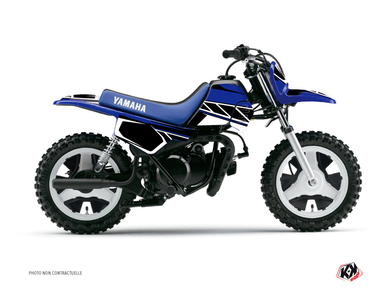 Kit Déco Moto Cross Replica Yamaha PW 50 Bleu