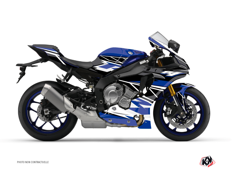 Yamaha R1 Street Bike Replica Graphic Kit Blue