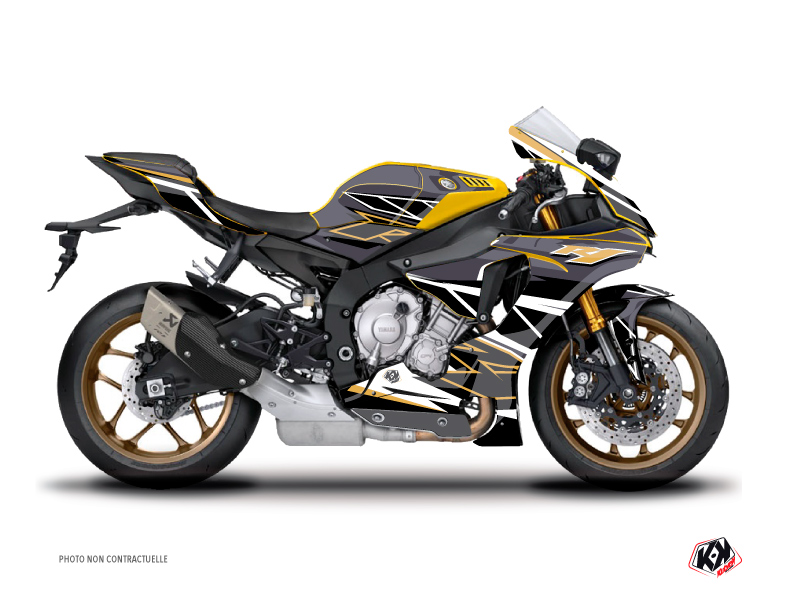 Yamaha R1 Street Bike Replica Graphic Kit Brown