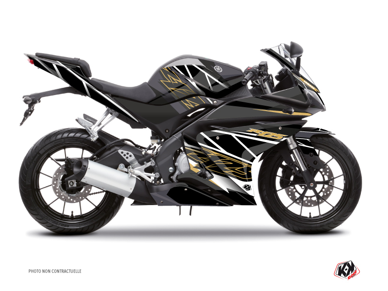 Yamaha R125 Street Bike Replica Graphic Kit Brown