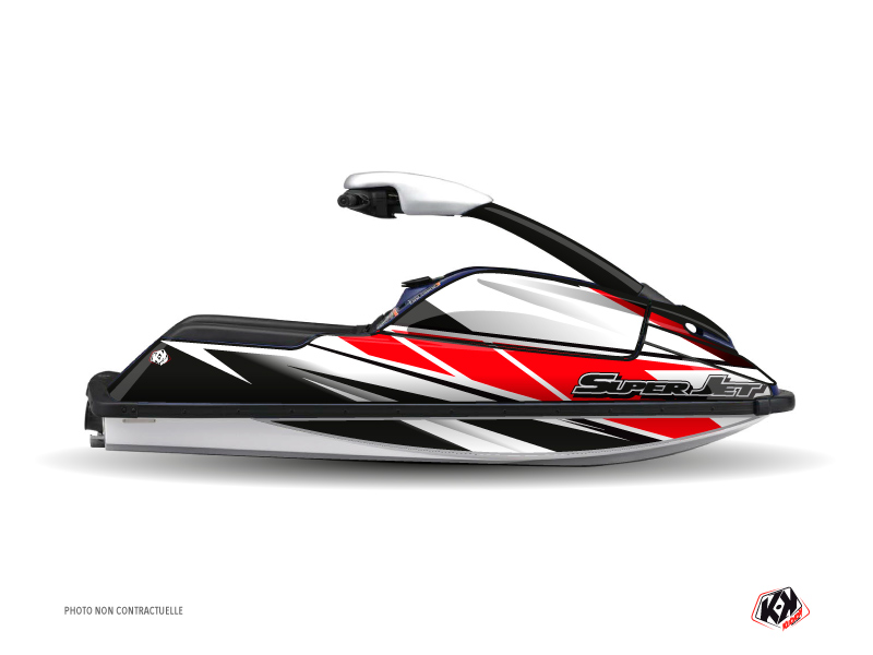 Yamaha Superjet Jet-Ski Replica Graphic Kit Red