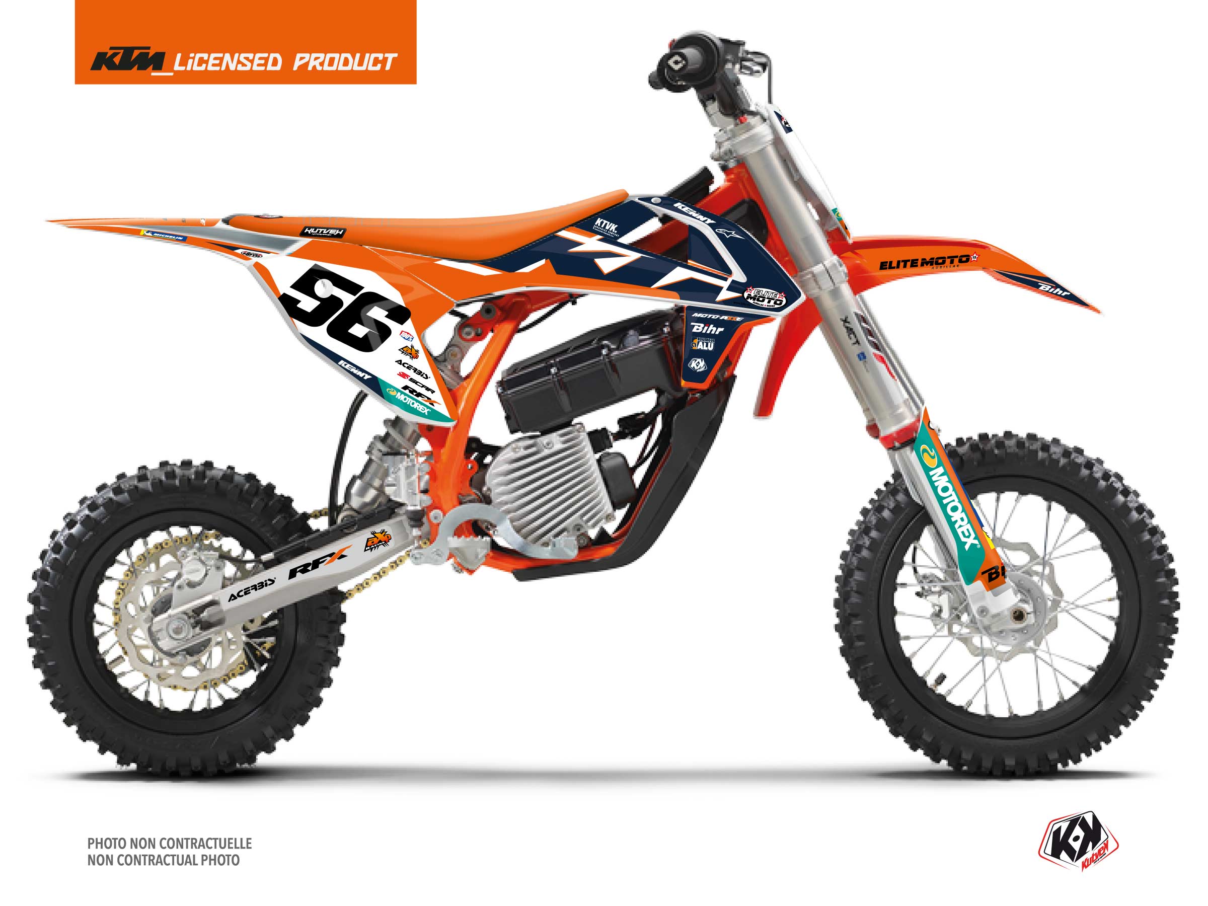 Kit Déco Moto Cross Replica Team Elite Moto 15 K22 KTM SX-E 5