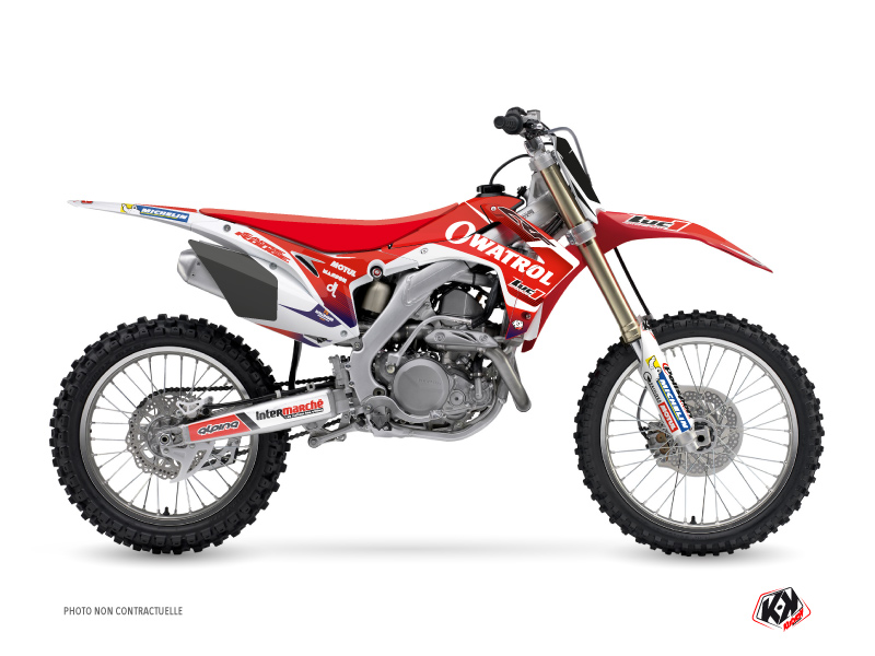 Kit Déco Moto Cross Replica Team Luc1 Honda 450 CRF 2016