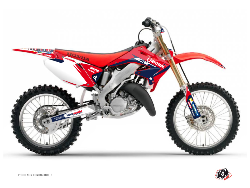 Honda 125 CR Dirt Bike Replica Team Luc1 Graphic Kit 2017 Kutvek Kit Graphik