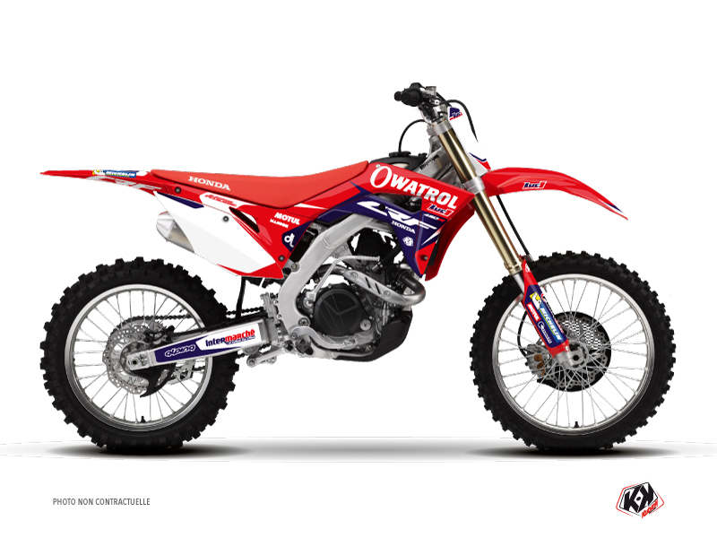 Kit Déco Moto Cross Replica Team Luc1 Honda 450 CRF 2017