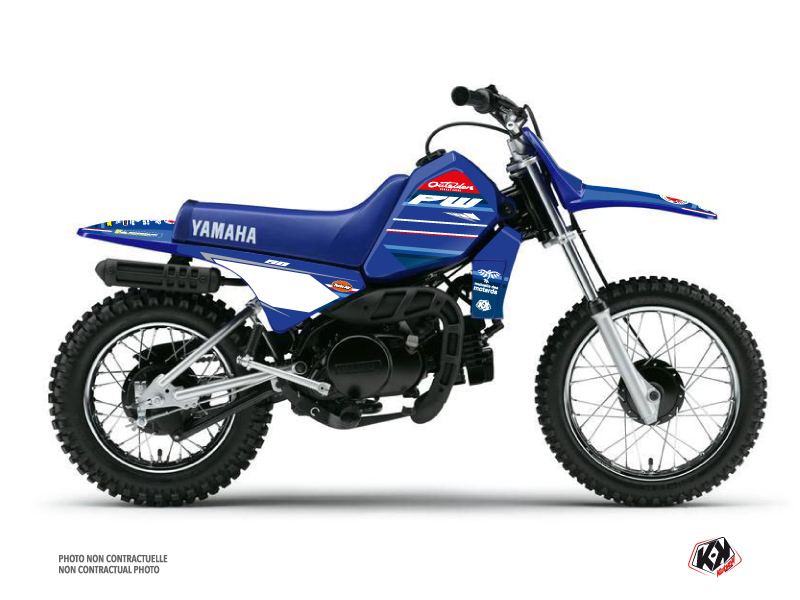 Yamaha PW 80 Dirt Bike Replica Team Outsiders K21 Graphic Kit