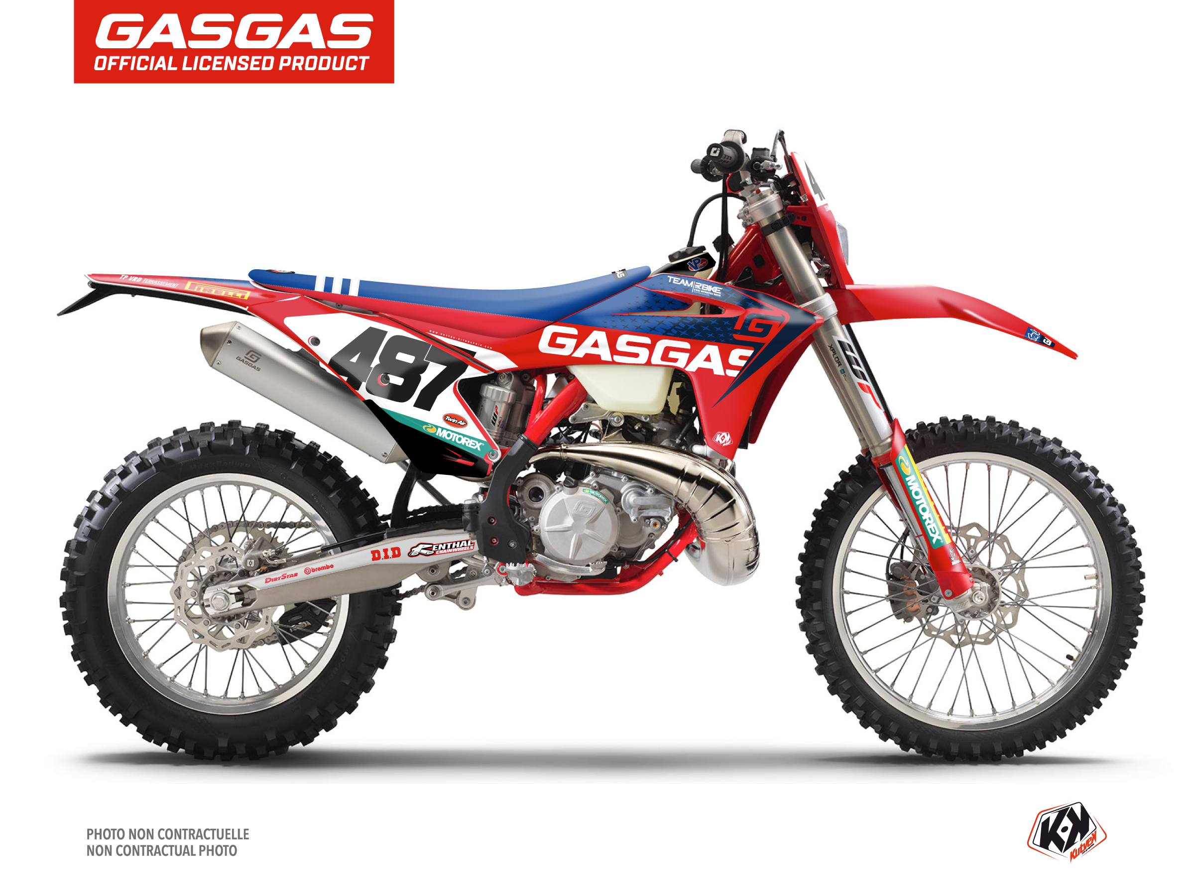 Kit Déco Moto Cross Replica Team RBike GASGAS ECF