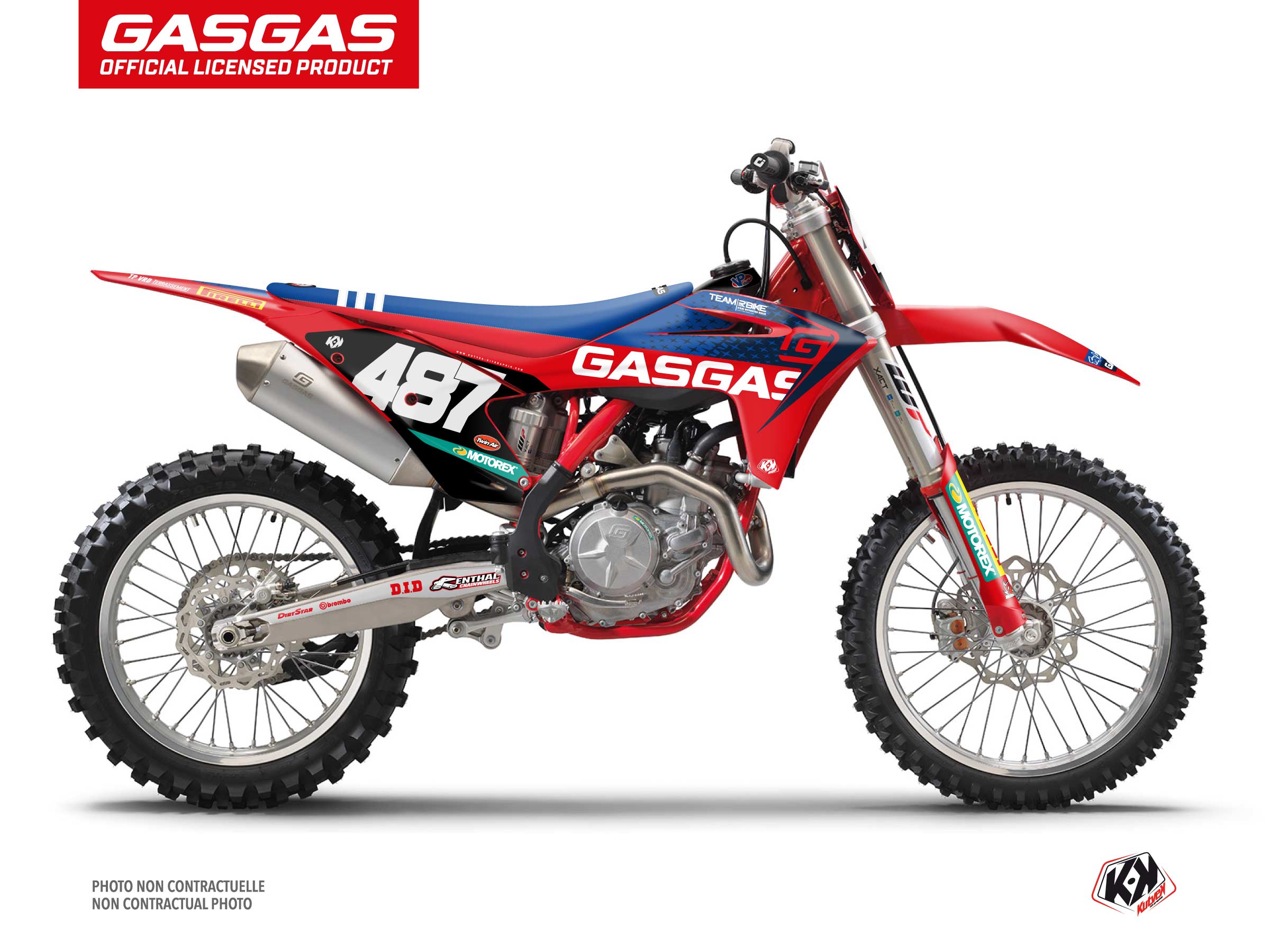 GASGAS MC 125 Dirt Bike Replica Team RBike Graphic Kit