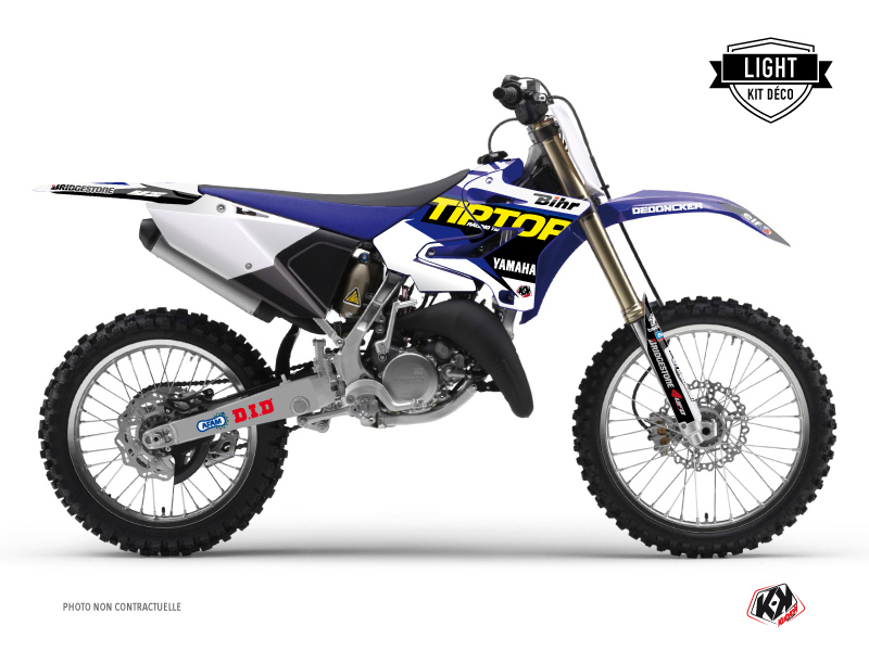 Yamaha 250 YZ Dirt Bike Replica Team Tip Top Graphic Kit LIGHT
