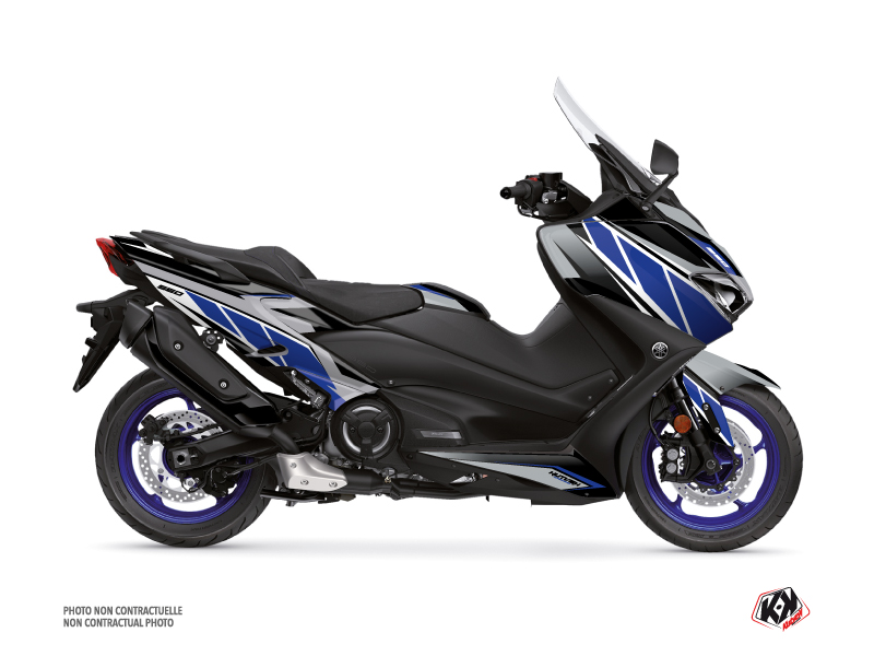Kit Déco Maxiscooter Replica Yamaha TMAX 560 Gris Bleu