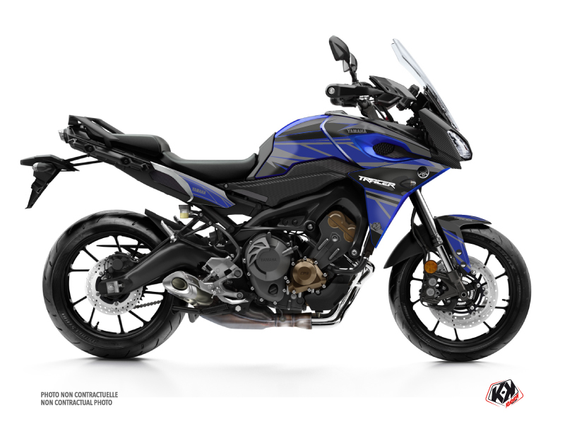 Yamaha TRACER 900 Street Bike Replica Graphic Kit Black Blue