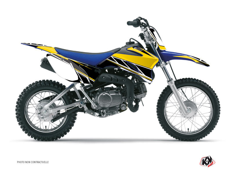 Kit Déco Moto Cross Replica Yamaha TTR 110 Jaune