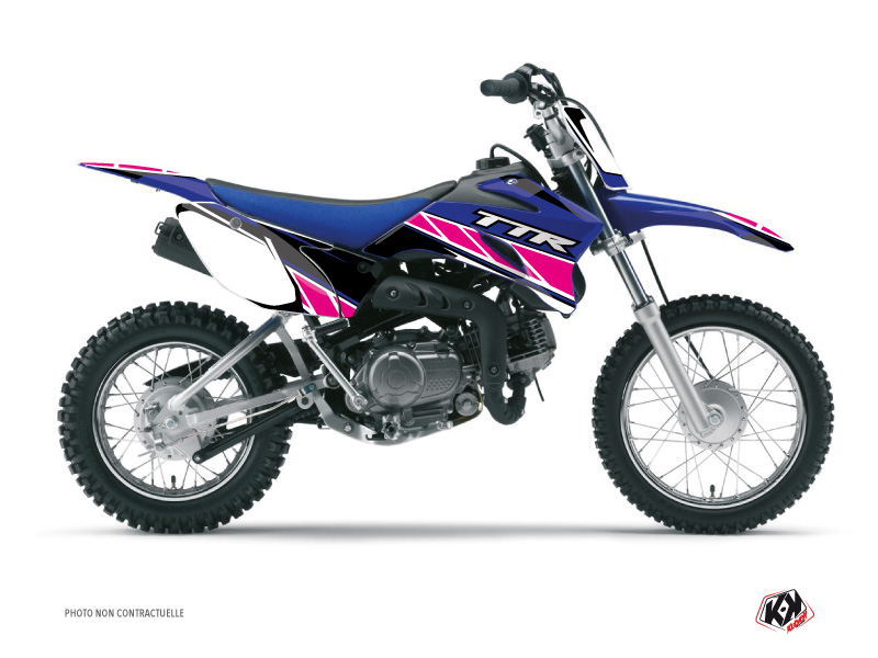 Kit Déco Moto Cross Replica Yamaha TTR 110 Rose