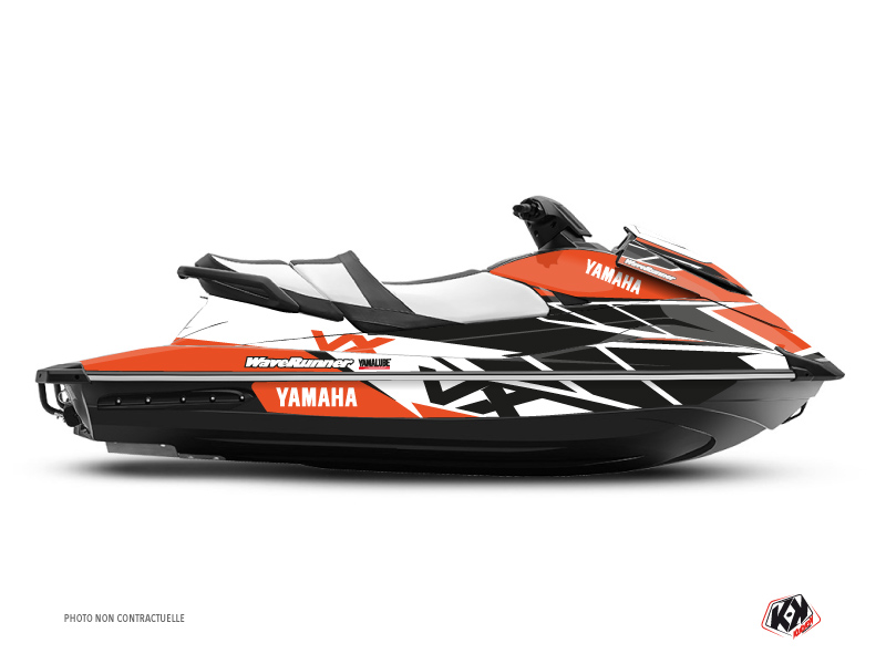 Kit Déco Jet-Ski Replica Yamaha VX Noir Orange