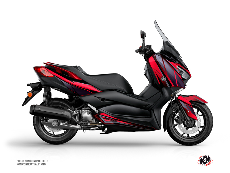 Yamaha XMAX 300 Maxiscooter Replica Graphic Red Black