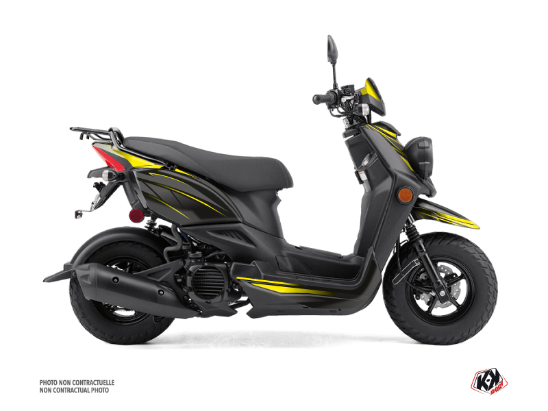 Kit Déco Scooter Replica Yamaha BWS 50 - ZUMA 50F Noir Jaune