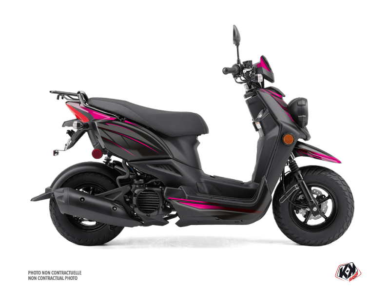 Kit Déco Scooter Replica Yamaha BWS 50 - ZUMA 50F Noir Rose