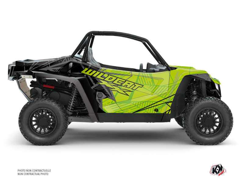 Kit Déco SSV Requiem Arctic Cat Textron Wildcat XX Noir Vert