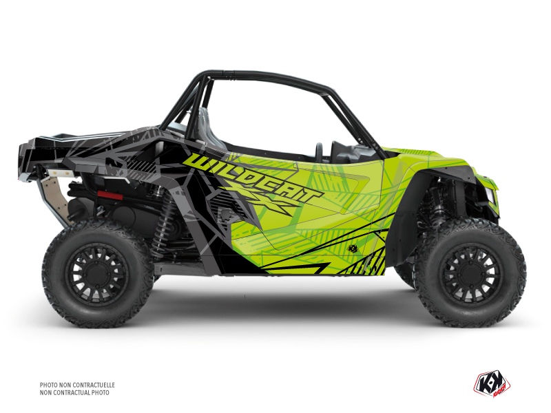 Kit Déco SSV Requiem Arctic Cat Textron Wildcat XX Noir Vert FULL