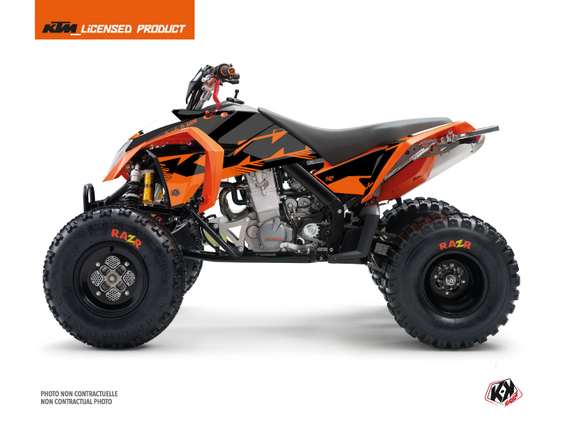 KTM 450-525 SX ATV Retro Graphic Kit Orange